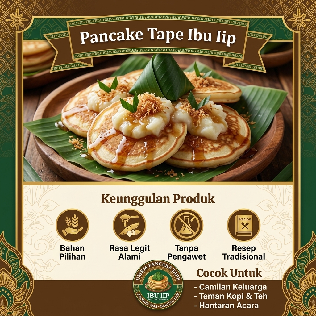 Pancake Tape Ibu Iip